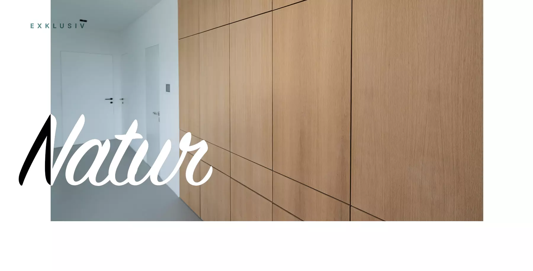 Einbauschrank Eiche Natur