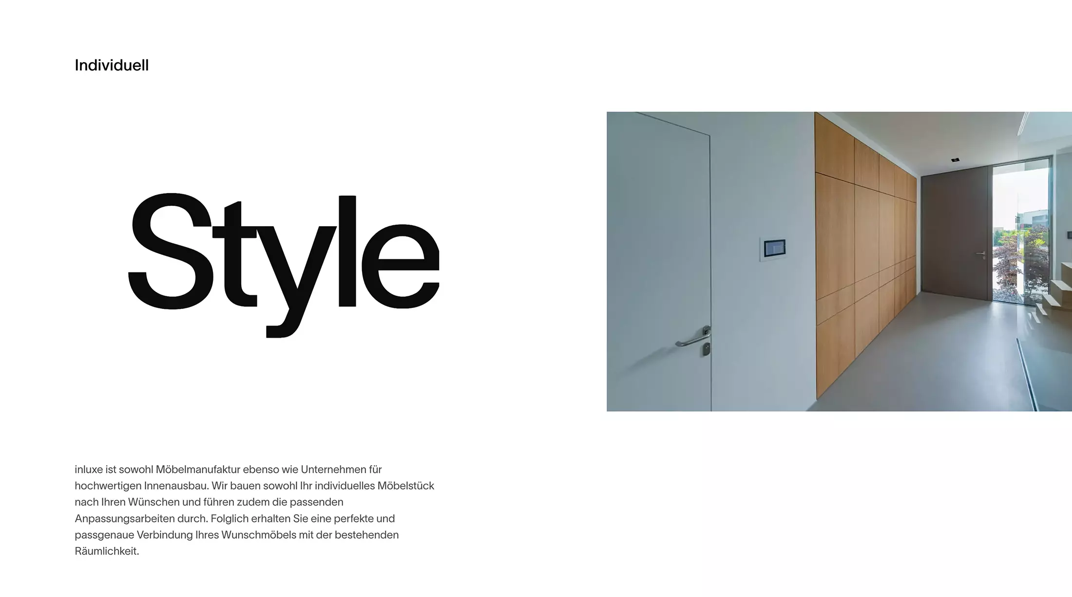 inluxe Einbauschrank Villa FFM