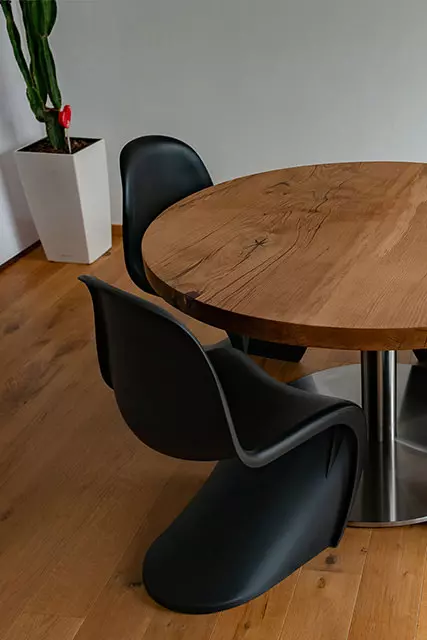 Esstisch rund Massiv