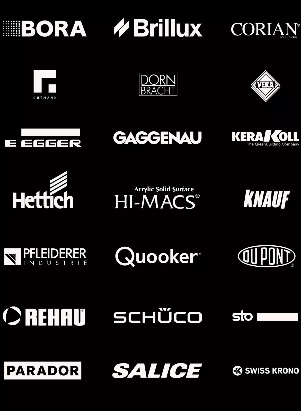 inluxe Partner Produkte